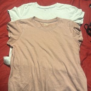 Madewell T-shirts, women’s size extra small cream and nude color